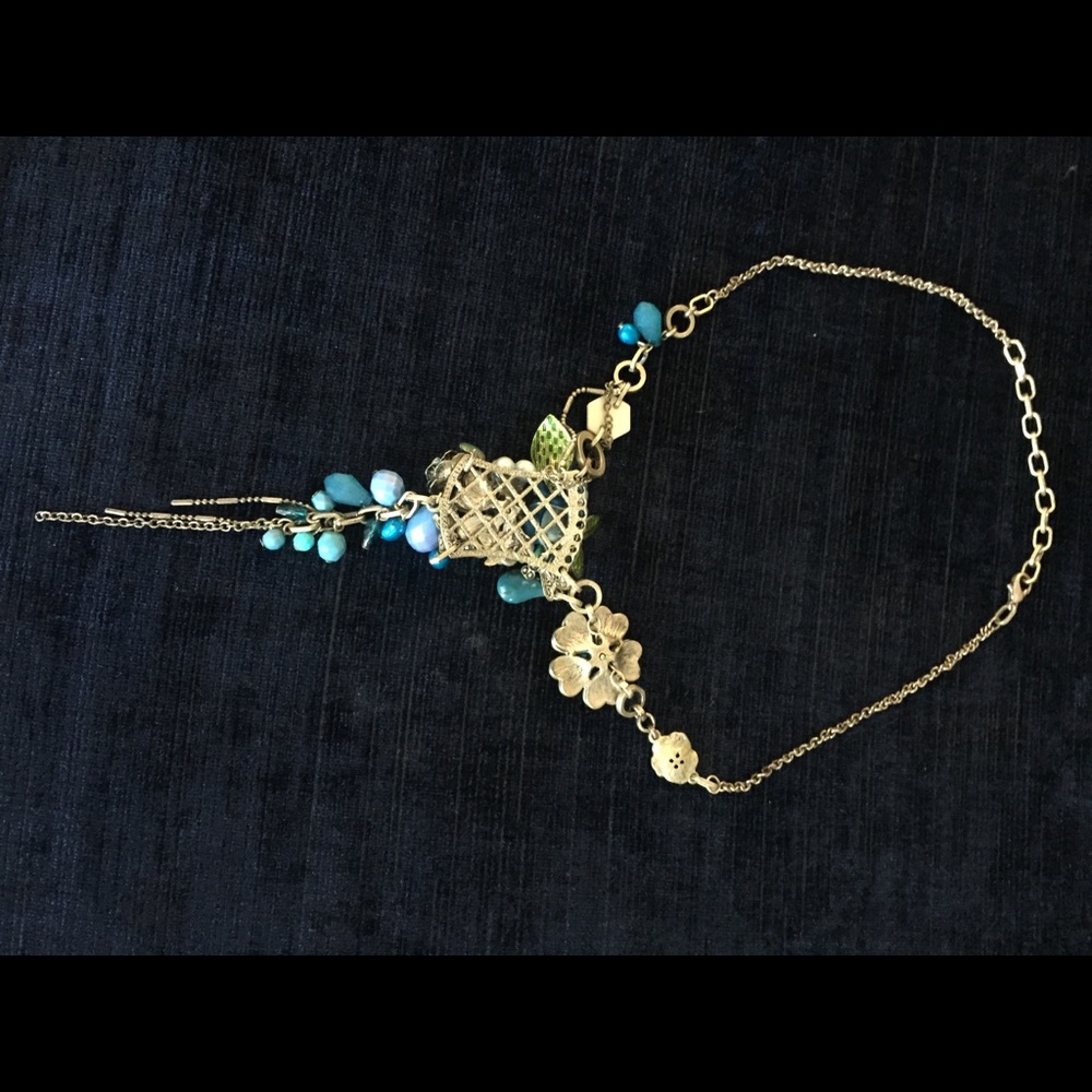 Statement Flower Necklace - image 2
